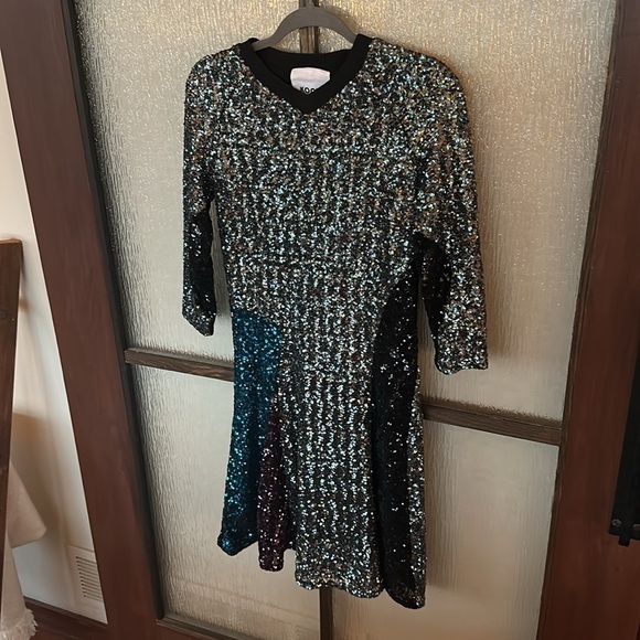 Koche Football Sequin Tee Shirt Dress size US 6 - Picture 6 of 13